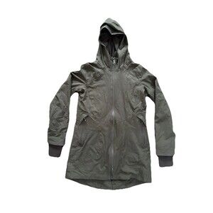 Ivivva By Lululemon - Girls Size 14 Rain jacket - Olive green